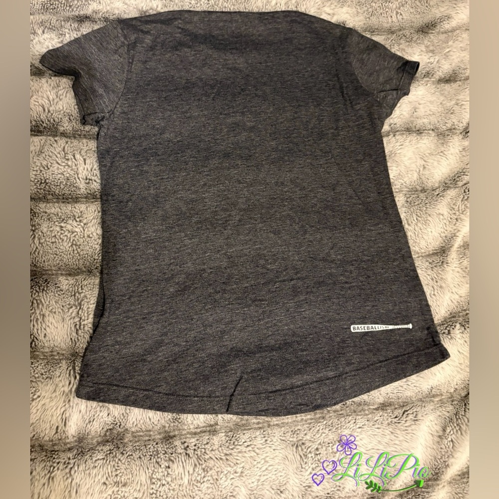 Baseballism Gray, Math Design Adult Graphic Tee - Picture 3 of 4
